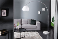 LOUNGE DEAL Ausziehbare Bogenlampe 175-205cm Marmorfuß Stehlampe