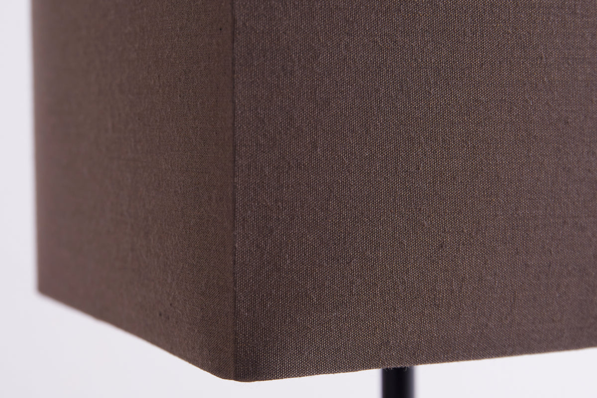 HYPNOTIC Handgearbeitete Treibholz Tischlampe 45cm braun mit Leinenschirm