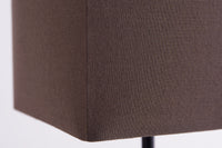 HYPNOTIC Handgearbeitete Treibholz Tischlampe 45cm braun mit Leinenschirm