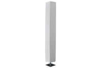Moderne Design Stehlampe PARIS 160cm weiß Plissee Schirm Stehleuchte