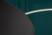 Dimmbare Bogenlampe PYTHON 190cm schwarz gold Retro Bogenleuchte