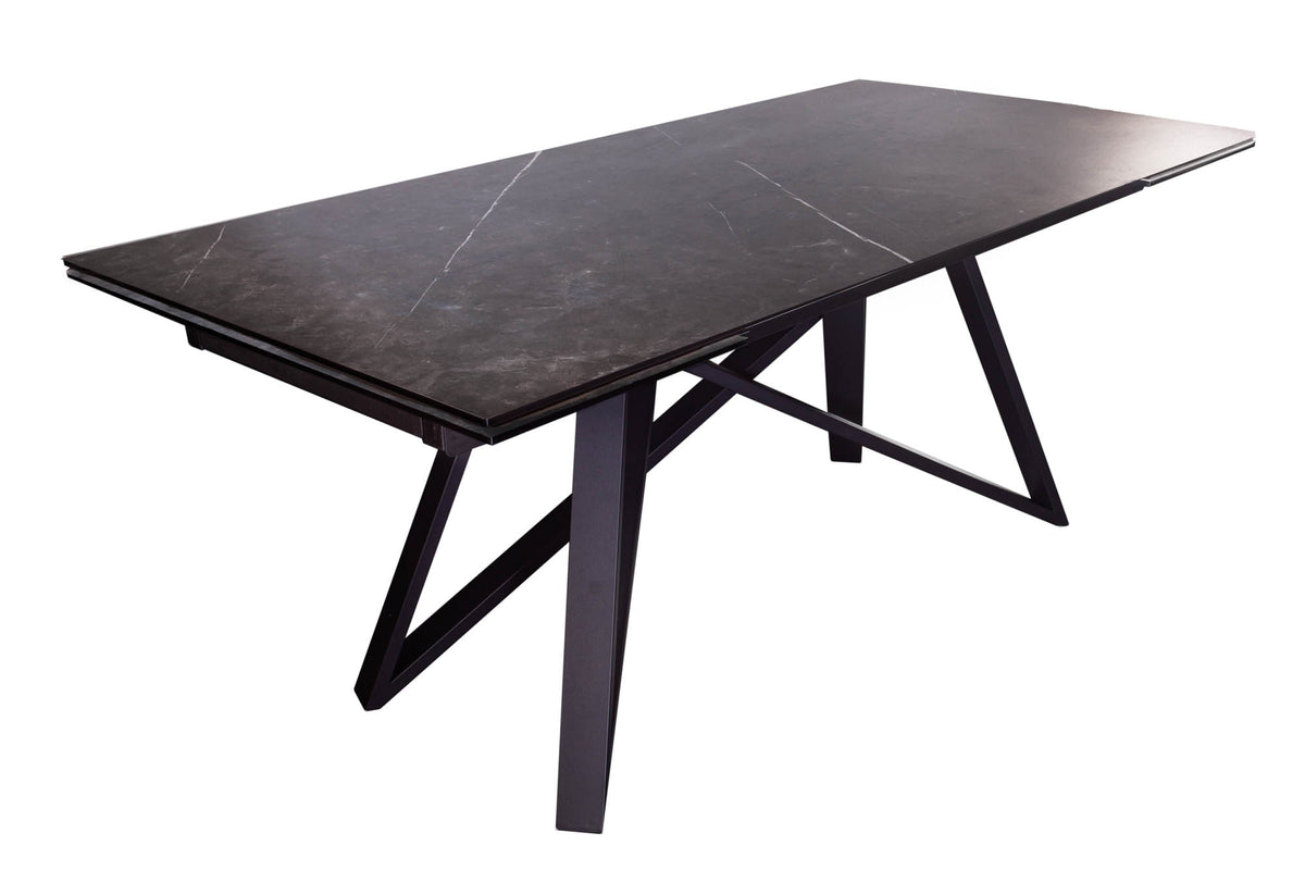 ATLAS Ausziehbarer Esstisch 180-220-260cm Graphit Keramik made in Italy