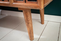 MARRAKESCH Solid highboard 120cm mango wood with boho style decoration