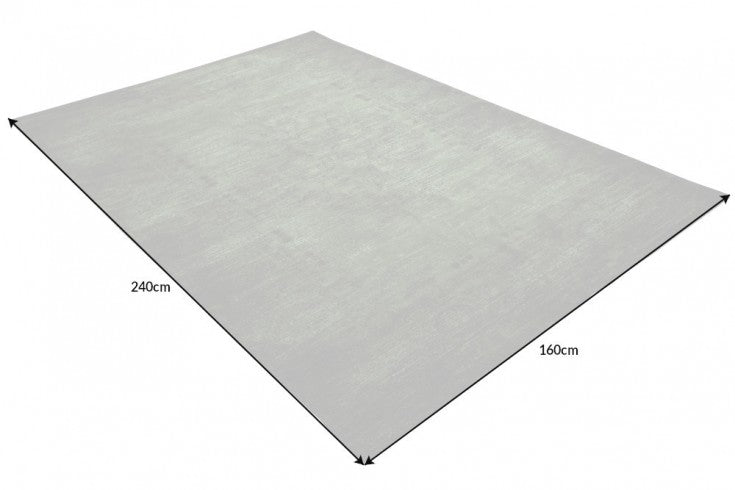 POP ART Eleganter Baumwoll-Teppich 240x160cm smaragdgrün orientalisches Muster