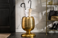 ORIENT handcrafted side table 36cm gold hammered design