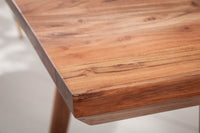 MYSTIC LIVING Massiver Esstisch 160cm Akazie natur Massivholz