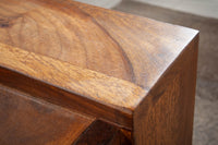 Massivholz Couchtisch MARKANT 100cm Sheesham mit Schublade Stauraum