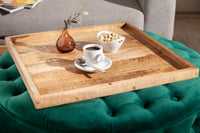 Massives Tablett MAKASSAR 50cm Mangoholz Servierbrett