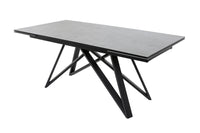 ATLAS Ausziehbarer Esstisch 180-220-260cm Beton Keramik made in Italy