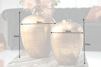 Elegantes Vasen 2er Set ORIENTAL 33cm in Handarbeit verziert