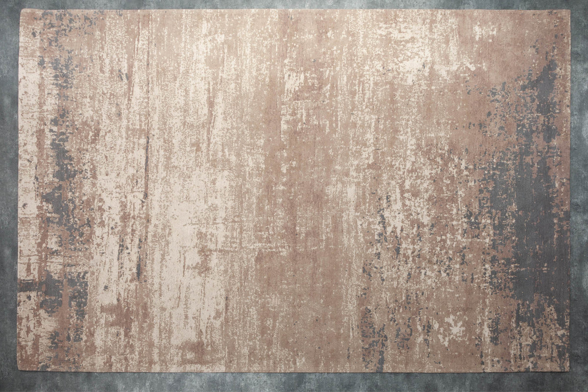 MODERN ART Vintage Baumwoll-Teppich XXL 350x240cm verwaschen Used Look