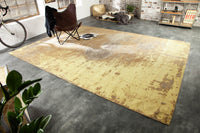 MODERN ART Vintage Baumwoll-Teppich XXL 350x240cm verwaschen Used Look