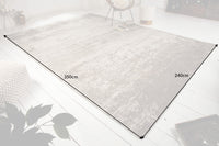 MODERN ART Vintage Baumwoll-Teppich XXL 350x240cm verwaschen Used Look