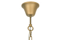 Elegante Hängeleuchte SUNLIGHT 50cm matt gold Hängelampe