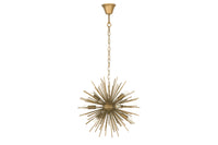 Elegante Hängeleuchte SUNLIGHT 50cm matt gold Hängelampe