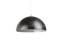 GLOW Elegante Design Hängeleuchte 50cm schwarz silber Hängelampe