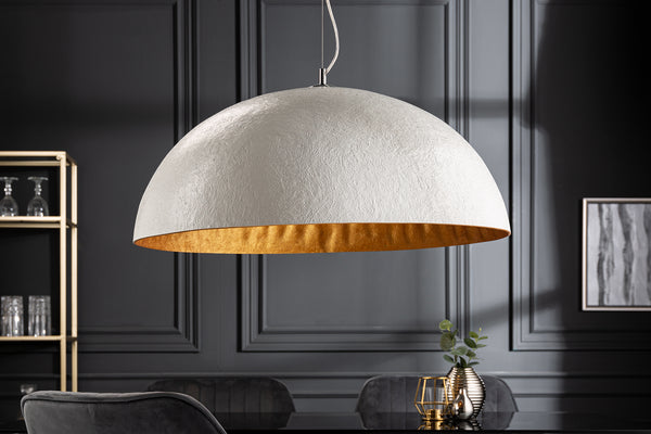 GLOW Elegant design hanging light 70cm white gold hanging lamp