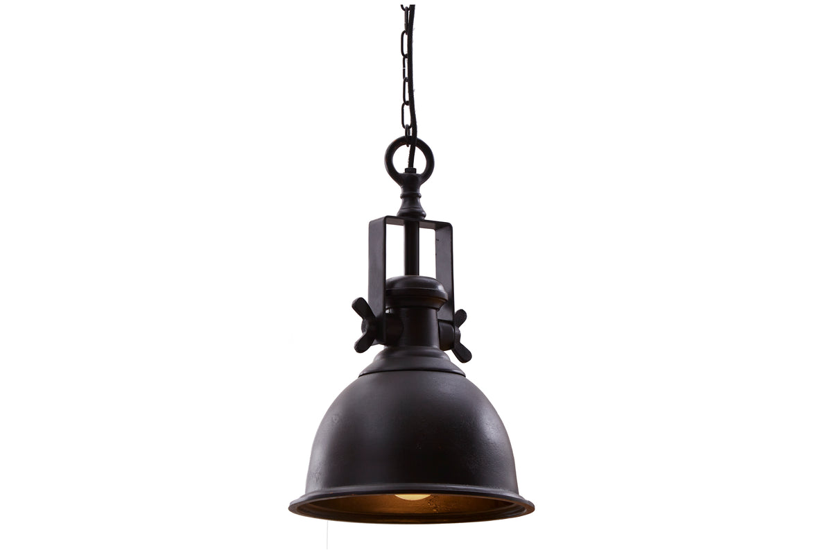 INDUSTRIAL design hanging lamp 45cm black industrial style
