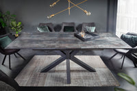 ETERNITY Ausziehbarer Design Esstisch 180-225cm Lava Keramik made in Italy