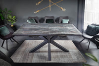 ETERNITY Ausziehbarer Design Esstisch 180-225cm Lava Keramik made in Italy