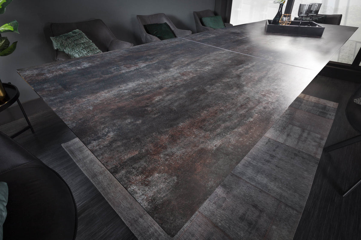 ETERNITY Ausziehbarer Design Esstisch 180-225cm Lava Keramik made in Italy