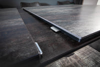 ETERNITY Ausziehbarer Design Esstisch 180-225cm Lava Keramik made in Italy