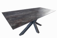 ETERNITY Ausziehbarer Design Esstisch 180-225cm Lava Keramik made in Italy