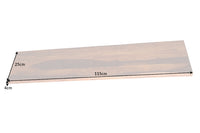MAMMUT Solid wall shelf 115cm Sheesham shelf with tree edge