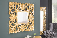 Eleganter Wandspiegel VENICE 75x75cm antik Barockstil
