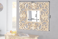 Eleganter Wandspiegel VENICE 75x75cm antik Barockstil