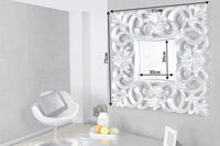 Eleganter Wandspiegel VENICE 75x75cm antik Barockstil