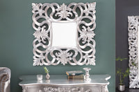 Eleganter Wandspiegel VENICE 75x75cm antik Barockstil