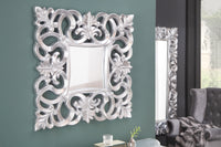 Eleganter Wandspiegel VENICE 75x75cm antik Barockstil