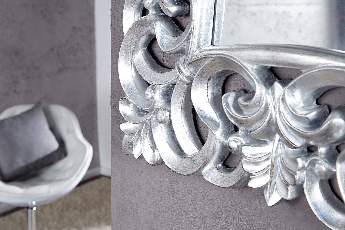 Eleganter Wandspiegel VENICE 75x75cm antik Barockstil