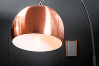 LOUNGE DEAL Ausziehbare Bogenlampe 170-210 cm kupfer Stehlampe