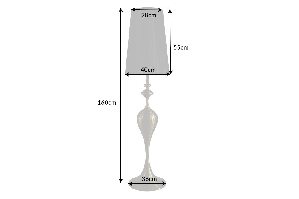 LIANA Modern design floor lamp 120cm white floor lamp