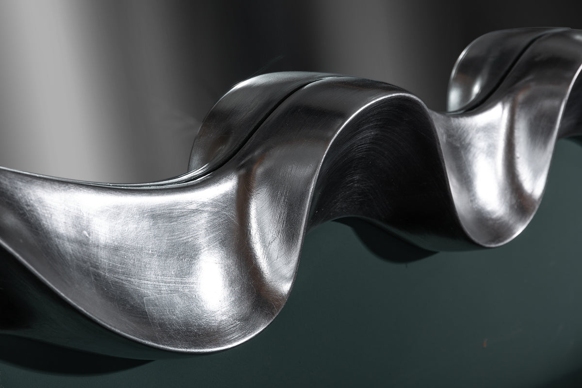 Extravaganter Wandspiegel ALICE 160x106cm silber variabel aufhängbar