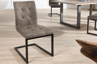 OXFORD design cantilever chair iron frame