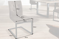OXFORD design cantilever chair iron frame