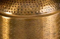 GINKGO Decorative bowl 42cm gold handmade metal