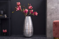 Elegante Vase ORIENT 50cm im Grid Hammerschlag Design