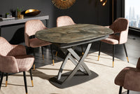 INCEPTION Ausziehbarer Esstisch 130-190cm Keramik made in Italy
