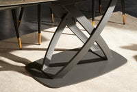 INCEPTION Ausziehbarer Esstisch 130-190cm Keramik made in Italy