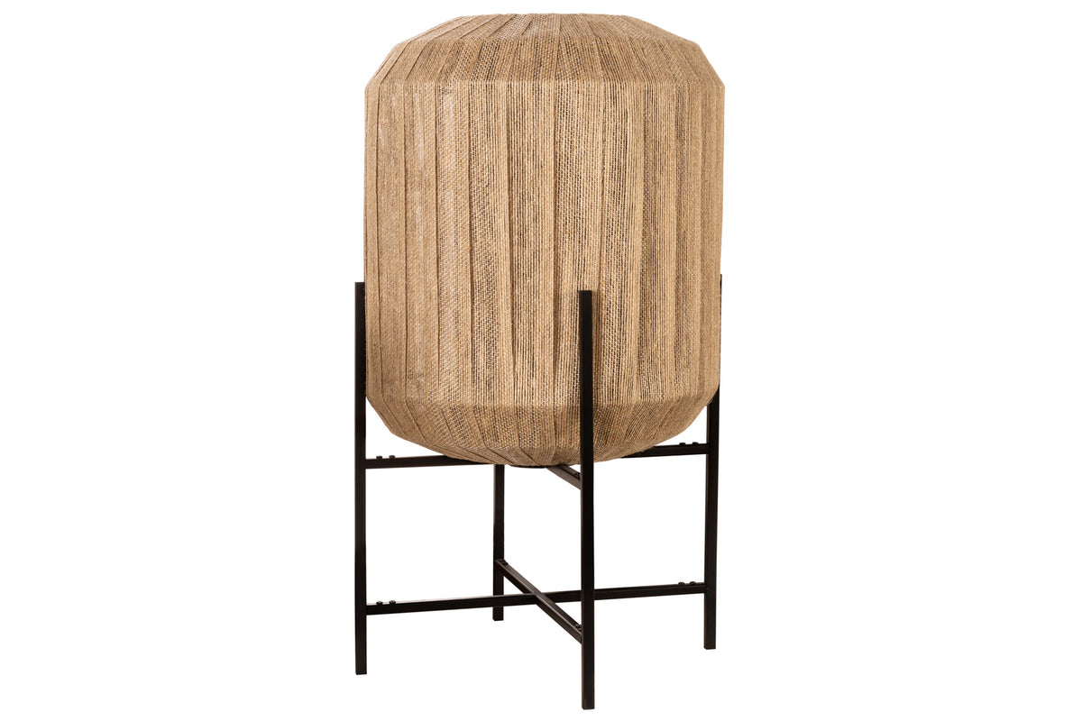 PURE NATURE Elegant table lamp 28cm natural rattan table lamp