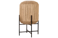 PURE NATURE Elegant table lamp 28cm natural rattan table lamp