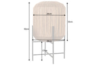 PURE NATURE Elegant table lamp 28cm natural rattan table lamp