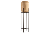 PURE NATURE Elegant floor lamp 150cm natural rattan floor lamp