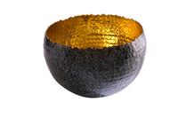 ORIENT Handcrafted decorative bowl 23cm gold with patina in classic hammered design