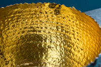 ORIENT Handcrafted decorative bowl 23cm gold with patina in classic hammered design