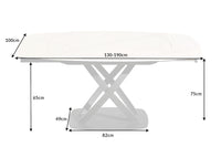 INCEPTION Ausziehbarer Esstisch 130-190cm Keramik made in Italy